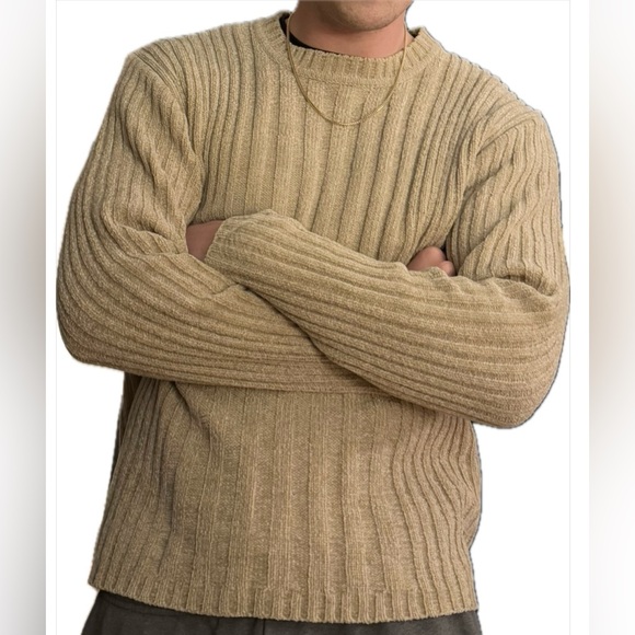 Vintage Tan Sweater Size Large - Picture 1 of 8